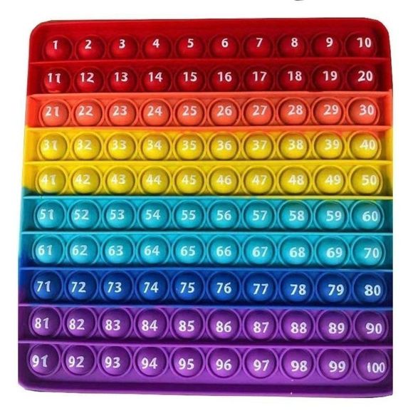 LEARNING NUMBERS 1-100 POPIT - Picture 1 of 1